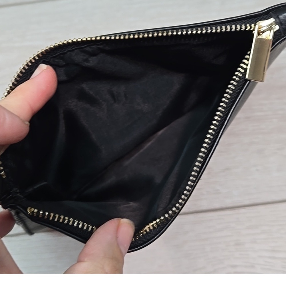 Yves Saint Laurent Black Beauty Pouch w/ YSL Leopard Case 8”x6.5”x2” 8”x2”x2.5” - Picture 7 of 16